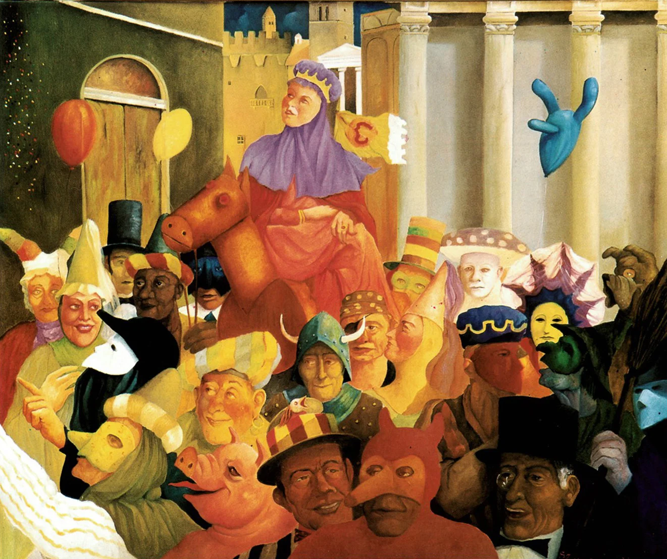 queen's procession in carnival
