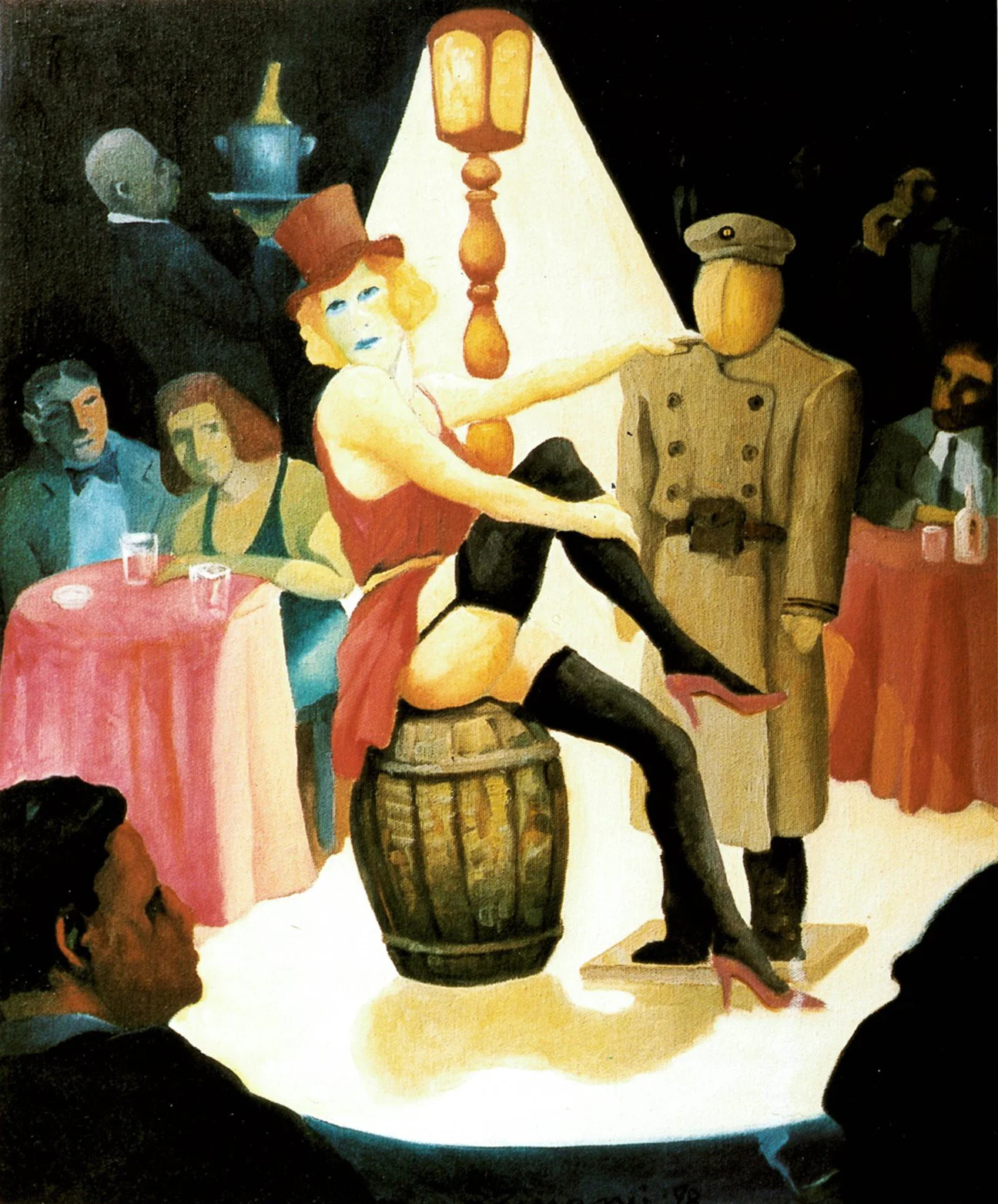 woman dancing under the light